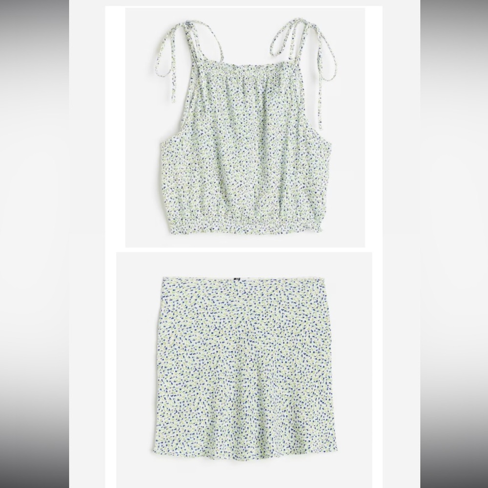 H&M Women’s Ditsy Floral Print Women's Set